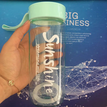 Custom Cute Frosted Plastic Cup - Trendy Portable Water Cup