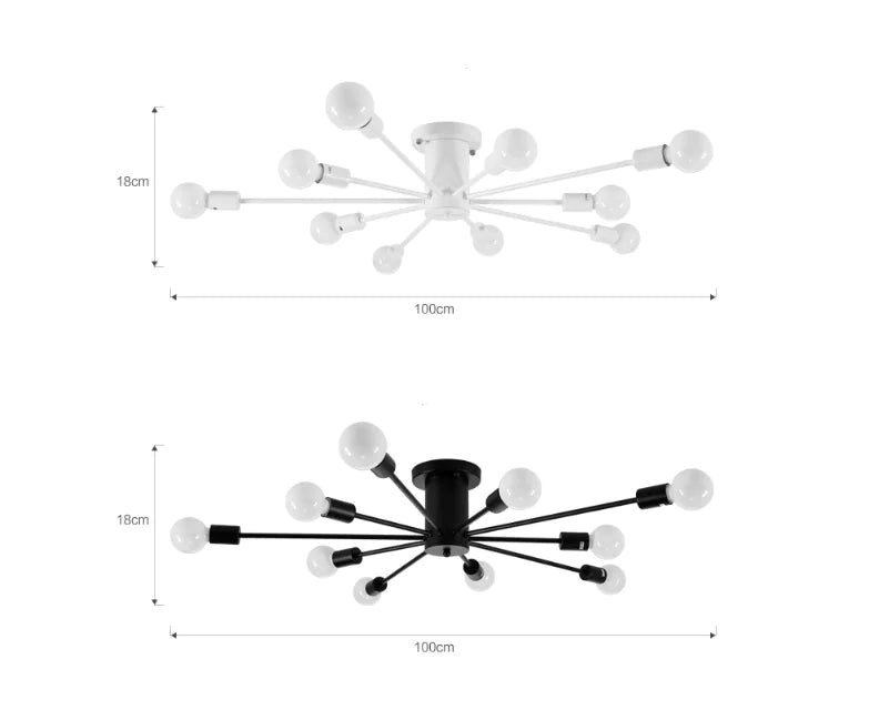 Nordic Creative LED Ceiling Light for Kids Room
