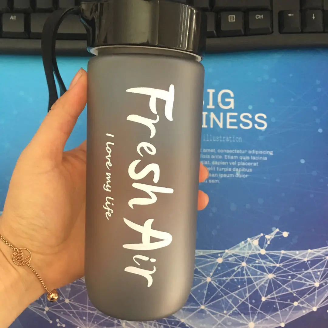 Custom Cute Frosted Plastic Cup - Trendy Portable Water Cup