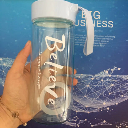 Custom Cute Frosted Plastic Cup - Trendy Portable Water Cup
