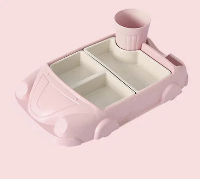 Creative Bamboo Fiber Tableware for Kids