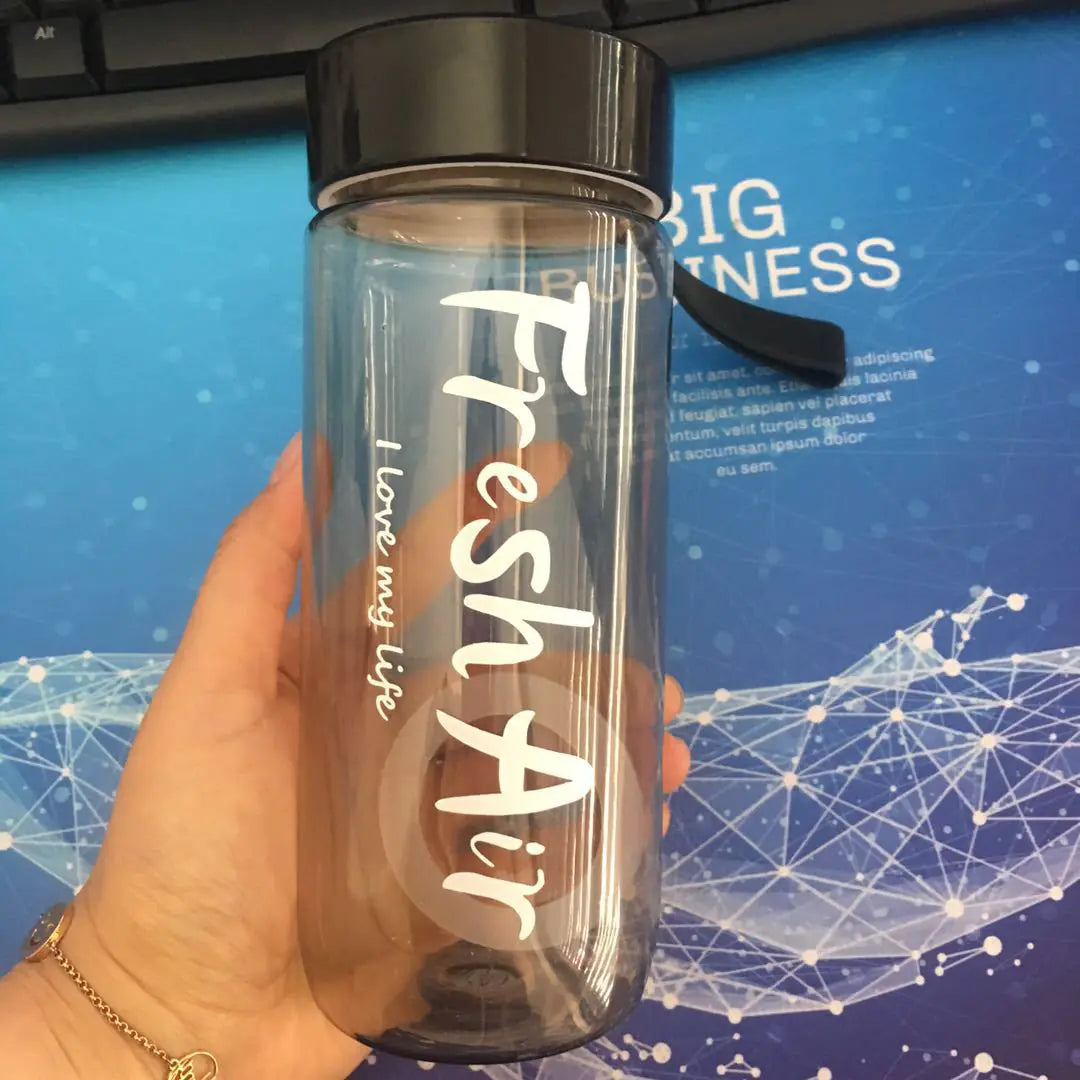 Custom Cute Frosted Plastic Cup - Trendy Portable Water Cup
