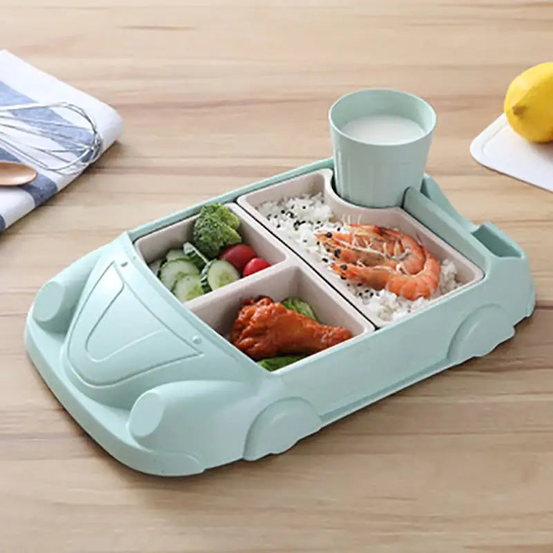 Creative Bamboo Fiber Tableware for Kids