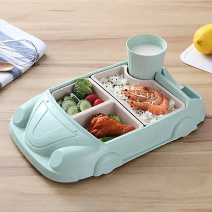 Creative Bamboo Fiber Tableware for Kids